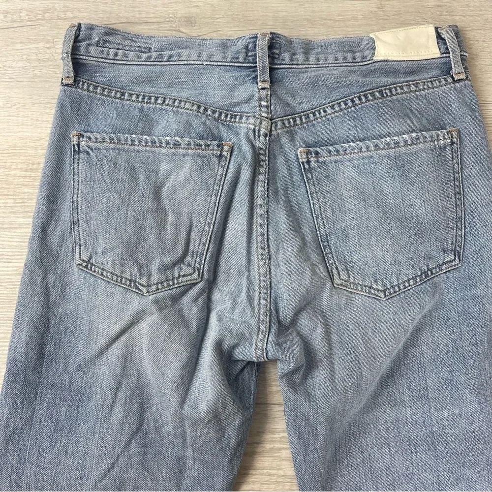Citizens of Humanity Liya High Rise Classic Fit Crop in Torn, 28 - Picture 7 of 16